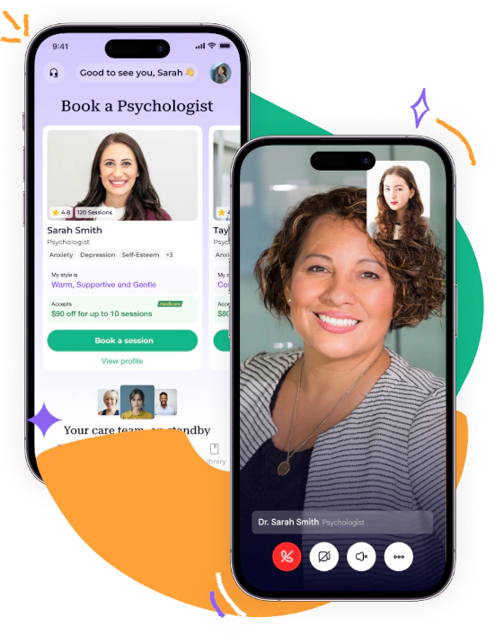 2. Connect with your therapist your way