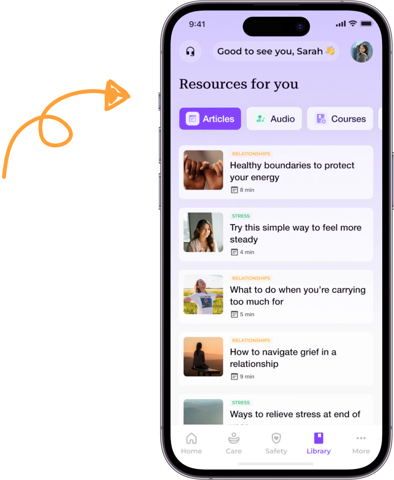 Talked app screenshot